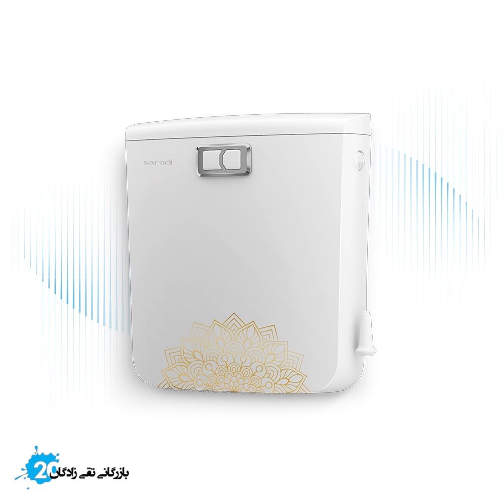 فلاش تانک روکار ایمن آب مدل کاسپین خورشید