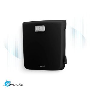 فلاش تانک روکار ایمن آب مدل کاسپین مشکی کروم