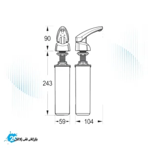 جا مایع توکار ایمن آب مدل های سینک