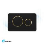 کلید فلاشتانک توکار ایمن آب مدل پلنت مشکی طلایی