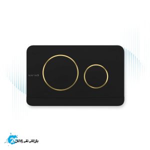 کلید فلاشتانک توکار ایمن آب مدل پلنت مشکی طلایی