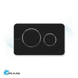 کلید فلاشتانک توکار ایمن آب مدل پلنت مشکی کروم