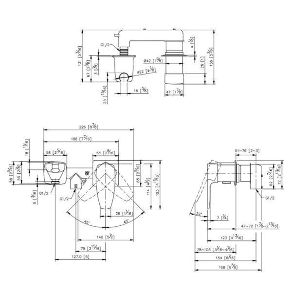 رویه توالت توکار جاستایم مدل پنII کد 6779-X3-79