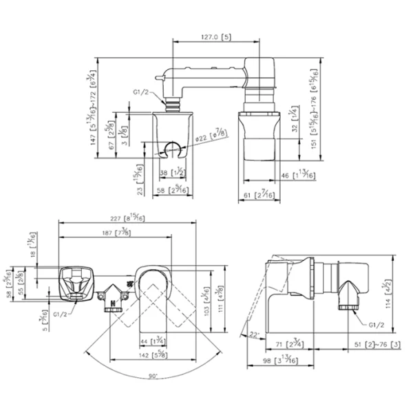 رویه توالت جاستایم مدل آرک کد 7790-X3-79