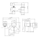 رویه شیر توالت جاستایم مدل الگانت کد 6771-X3-79