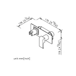 شیر توالت جاستایم مدل دراگون با پلاک کد 6904-X3-85