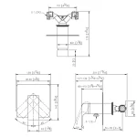 شیر توالت جاستایم مدل دراگون کد 6904-XS-79