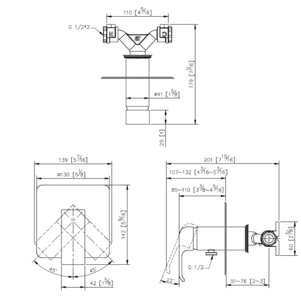 شیر توالت جاستایم مدل دراگون کد 6904-XS-79