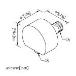 رابط دیواری جاستایم مدل استوری کد 6759-9C-80