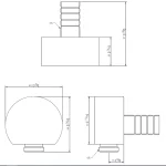 رابط دیواری جاستایم مدل استوری کد 6759-9C-80