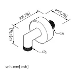 رابط دیواری جاستایم مدل مدرن کد 6777-AD-80