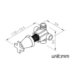 رویه تک هندل جاستایم مدل پی تی کد7874-ZC-80