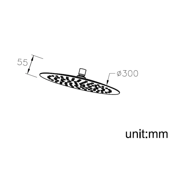 سردوش جاستایم 30 سانتی کد 6770-A3-80