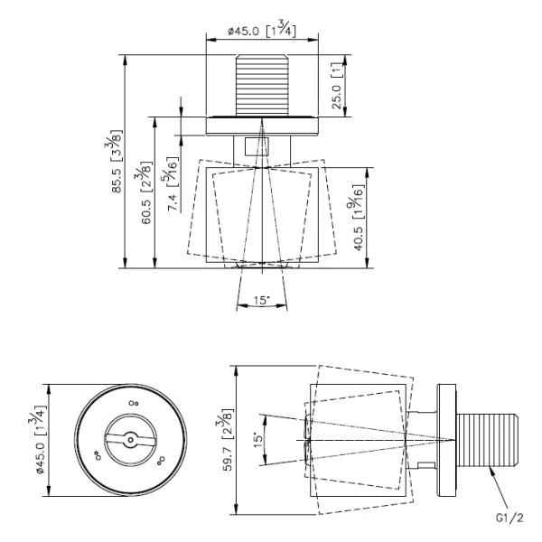 شاور جت جاستایم مدل لاکی7 کد 6703-A8-80