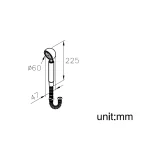 شاور دستی جاستایم مدل استوری کد 6903-9S-81