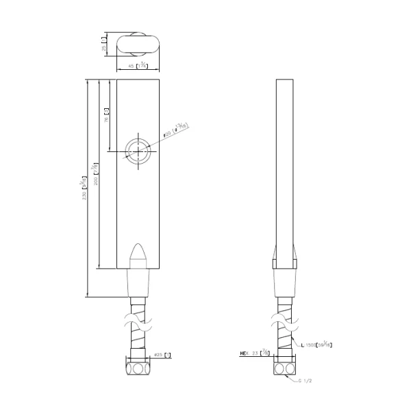 شاور دستی جاستایم مدل پرفکتو همراه با هلدر کد 6920-9S-81