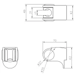 هلدر متحرک جاستایم ABS کد0759-9C-79