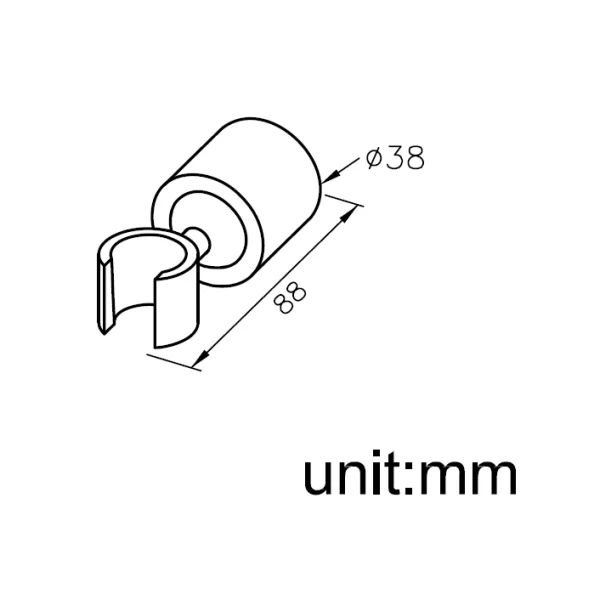 هلدر متحرک جاستایم مدل آکوا استیل کد 6767-9C-80