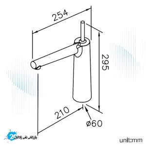 شیر آشپزخانه جاستایم مدل چپتر کد 6926-96-80
