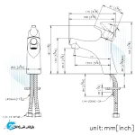 شیر روشویی جاستایم مدل نیچر کد 6927-90-80