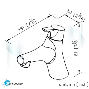 شیر روشویی جاستایم مدل نیچر کد 6927-90-80