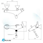 شیر حمام جاستایم مدل نیچر کد 6927-94-85
