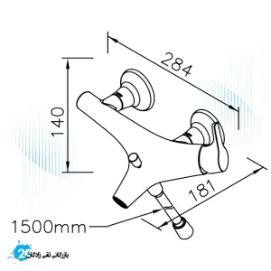 شیر حمام جاستایم مدل نیچر کد 6927-94-85