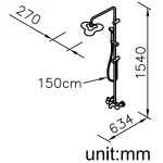 حمام کامل جاستایم مدل استوری کد 6903-BD-80