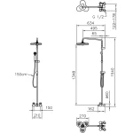 حمام کامل جاستایم مدل استوری کد 6903-BD-80