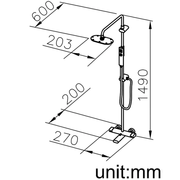 حمام کامل جاستایم مدل پرفکتو کد 6920-BD-80