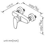 شیر توالت جاستایم مدل پن2 کد 6779-93-80