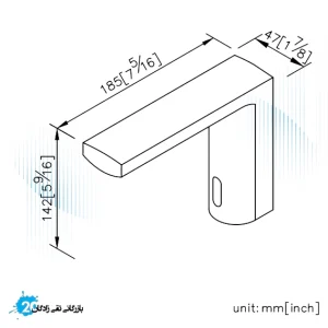 شیر روشویی چشمی بدون میکسر(DC) جاستایم کد 5790-S0-80