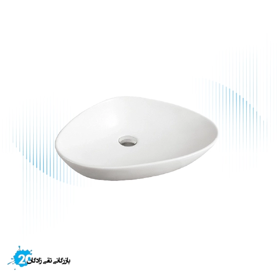 کاسه روشویی سرامیکی روکار جاستایم مدل 6510-TA-8000