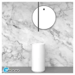 شیر روشویی چشمی سقفی بدون میکسر (DC) جاستایم کد 6777-S7-80