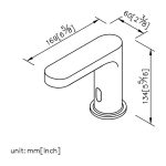 شیر روشویی چشمی بدون میکسر جاستایم کد 6923-S0-80Cp