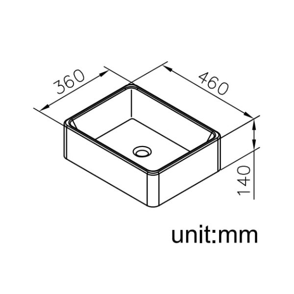 کاسه روشویی جاستایم مدل 6510-T1-8000