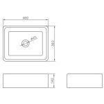 کاسه روشویی جاستایم مدل 6510-T1-8000