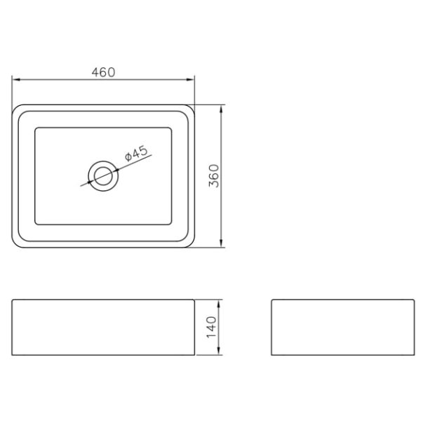 کاسه روشویی جاستایم مدل 6510-T1-8000