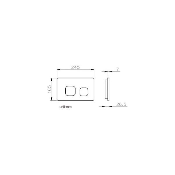 کلید فلاشتانک توکار جاستایم شیشه ای کد 6373-K3-8007