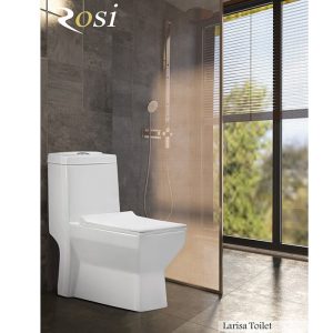 توالت فرنگی روسی مدل لاریسا سفید