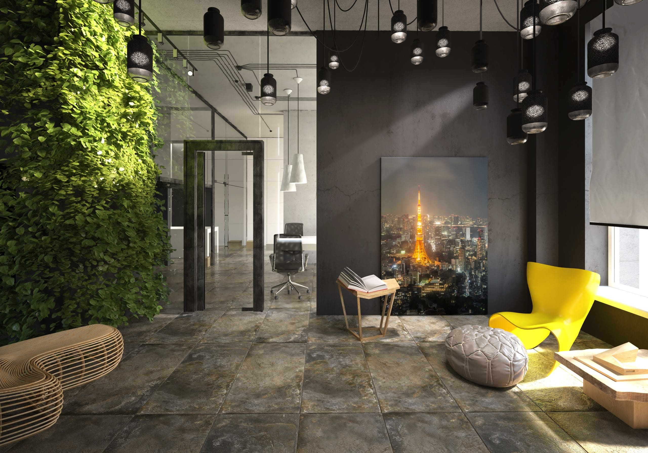 سرامیک گلدیس کاشی مدل گلسی اسلیت سایز 120×60
