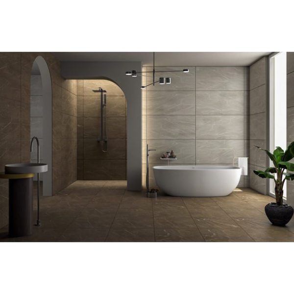 سرامیک گلدیس کاشی مدل انریکه قهوه ای 120×60