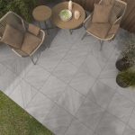 گلدیس کاشی مدل السا 40×40 طوسی روشن