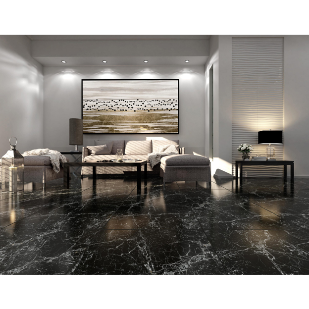 گلدیس کاشی مدل ویانا رستیک طوسی روشن